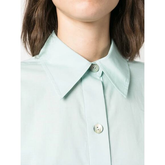 Vince button-down fitted tie back shirt Medium - Picture 7 of 10